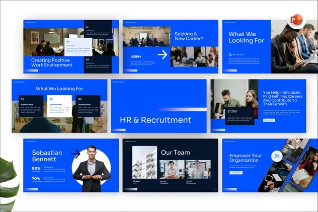 人力资源与招聘PPT模板 - 顶尖PPT