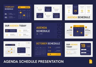 高级商务会议议程安排PPT模板 - 顶尖PPT