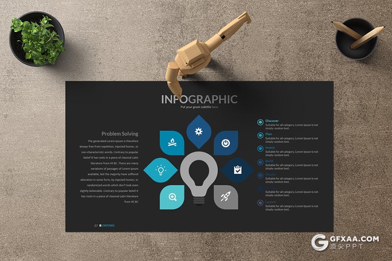 60页扁平化商务工作汇报总结多用途keynote模板 - 顶尖PPT