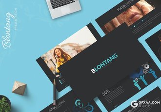 60页扁平化商务工作汇报总结多用途keynote模板 - 顶尖PPT