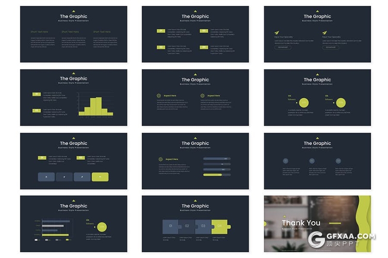 30页咖啡店产品宣传介绍咖啡店行业数据分析PPT模板5种主题配色 - 顶尖PPT