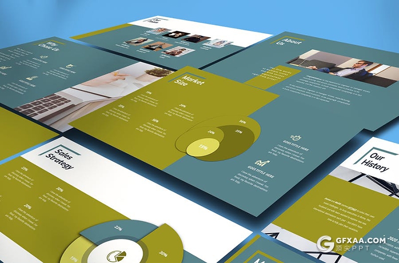 33页电子商务数据分析keynote模板 - 顶尖PPT