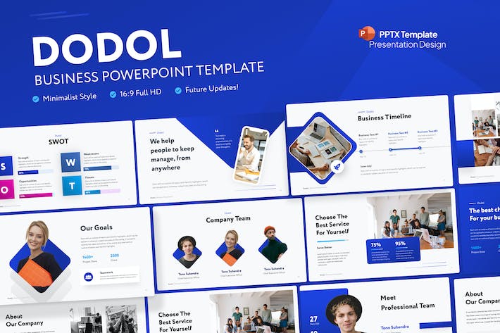 商务演讲展示方案PPT模板 - 顶尖PPT