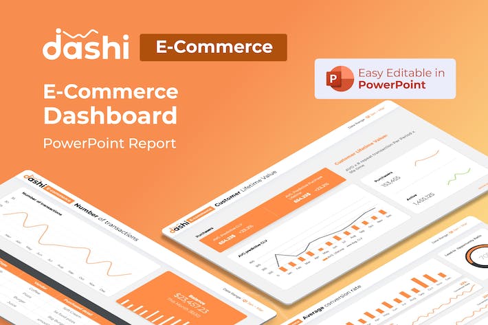 电子商务数据报表统计分析PPT模板 - 顶尖PPT