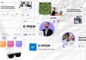 商务融资讲述展示Keynote模板 - 顶尖PPT