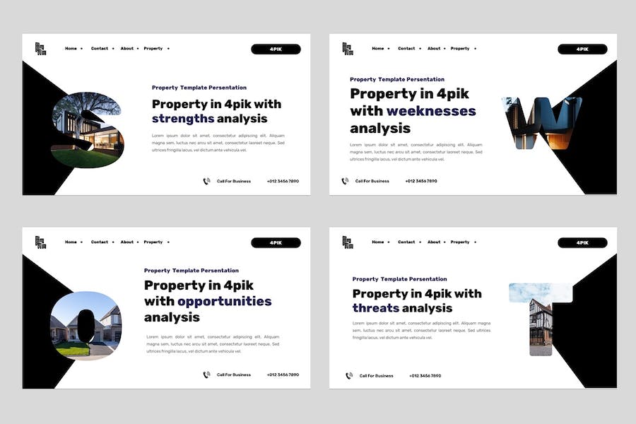 房地产室内设计展示方案PPT模板 - 顶尖PPT