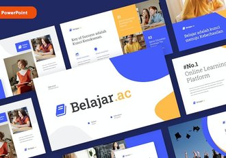 教育培训在线课程展示PPT模板 - 顶尖PPT