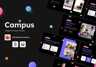 黑色系论文学术答辩PPT模板 - 顶尖PPT