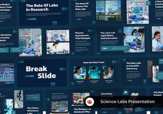 科学实验室PPT模板 - 顶尖PPT