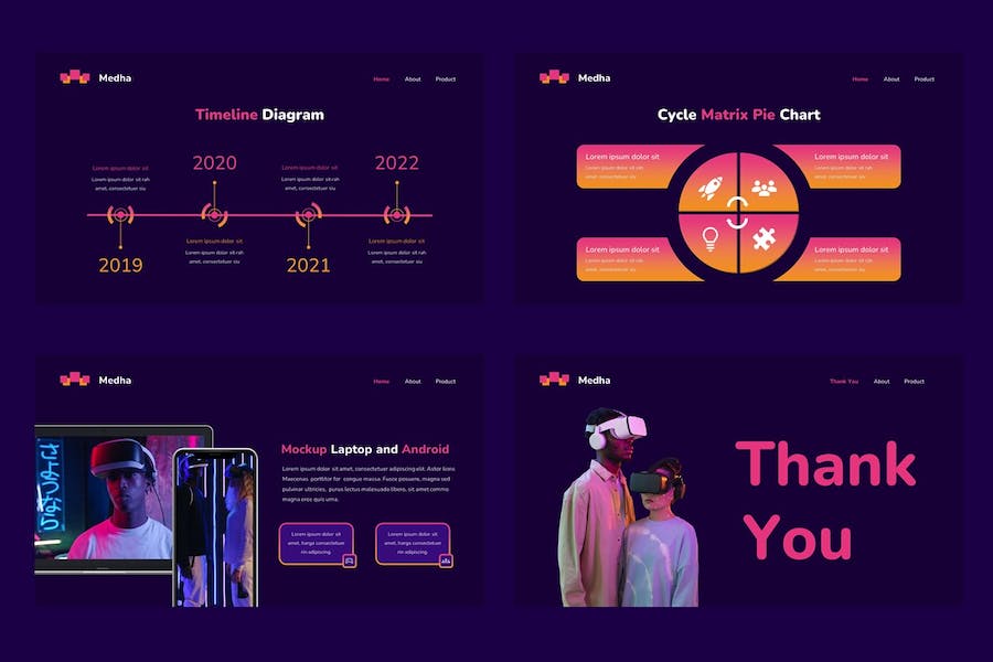元宇宙技术应用方案Keynote模板 - 顶尖PPT