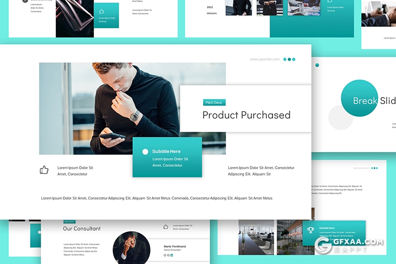 68页蓝色企业公司宣传介绍项目展示工作总结PPT模板 - 顶尖PPT