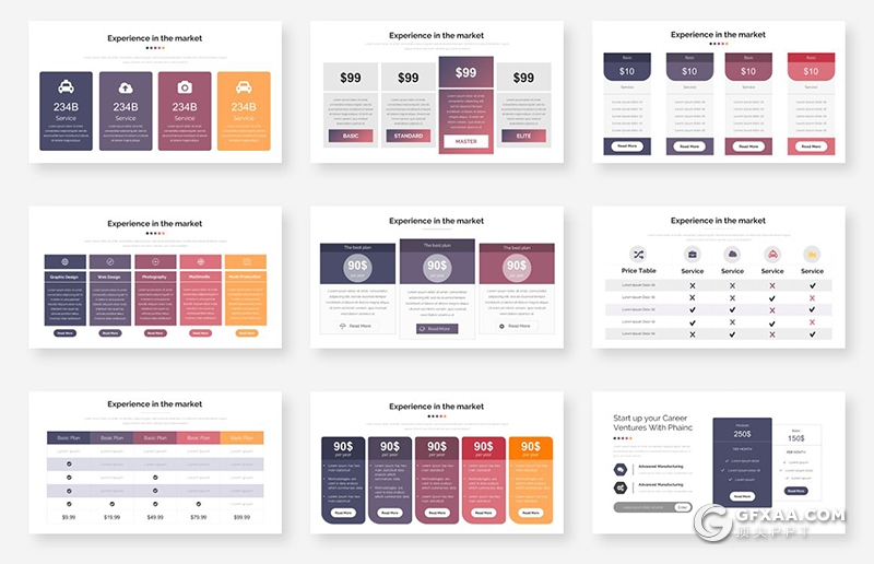 235页国外商务风格工作计划总结团队企业介绍项目报告多用途PPT模板 - 顶尖PPT