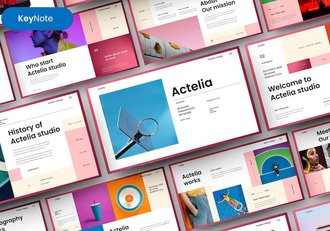 简约唯美商务商业通用keynote模板 - 顶尖PPT