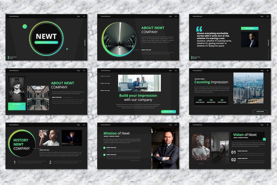 公司企业简介组织介绍讲述Keynote模板 - 顶尖PPT