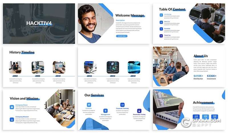 30页项目团队介绍展示技术人才展示PPT模板3种主题配色 - 顶尖PPT