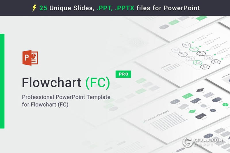 31页项目流程图组织架构图PPT模板5种XML配色文件 - 顶尖PPT