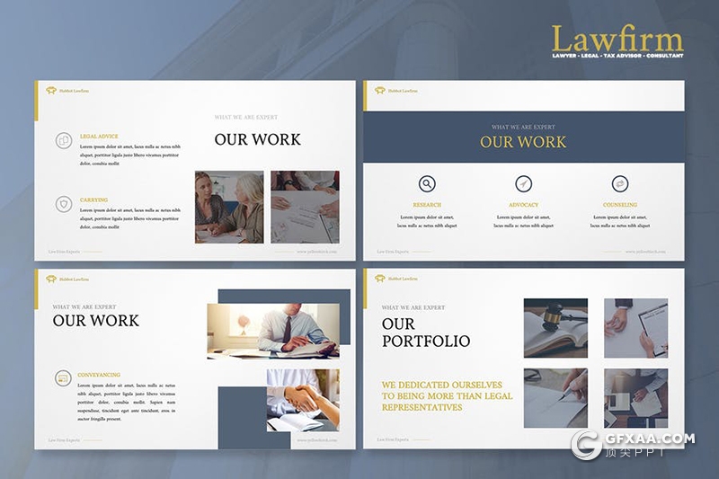 60页国外极简商务多用途PPT模板8种主题配色 - 顶尖PPT