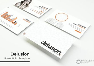 30页扁平化商务风格数据汇报工作分析统计PPT模板 - 顶尖PPT