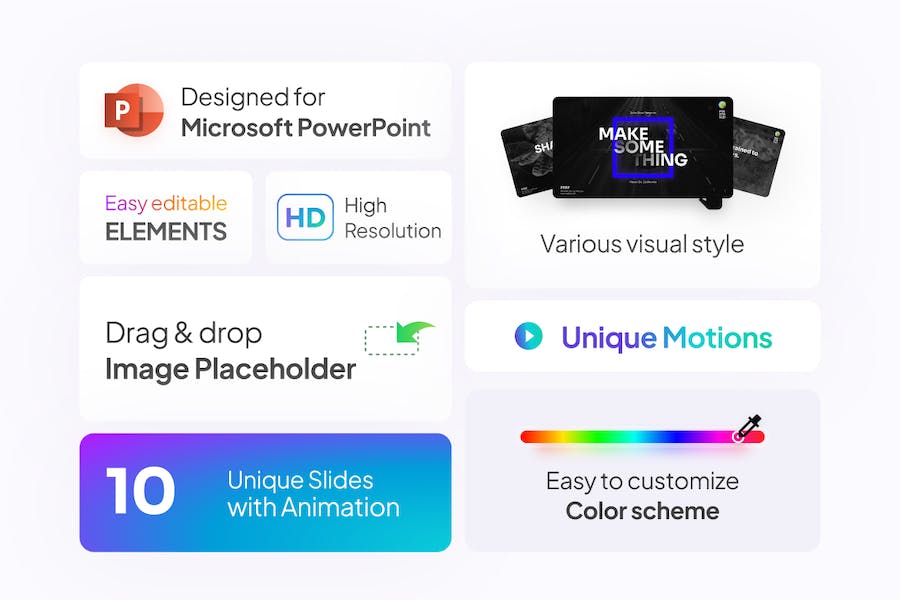 商业演示章节页PPT模板素材 - 顶尖PPT
