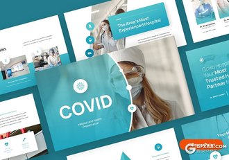 31页新冠病毒预防治疗医疗简报医院介绍PPT模板 - 顶尖PPT