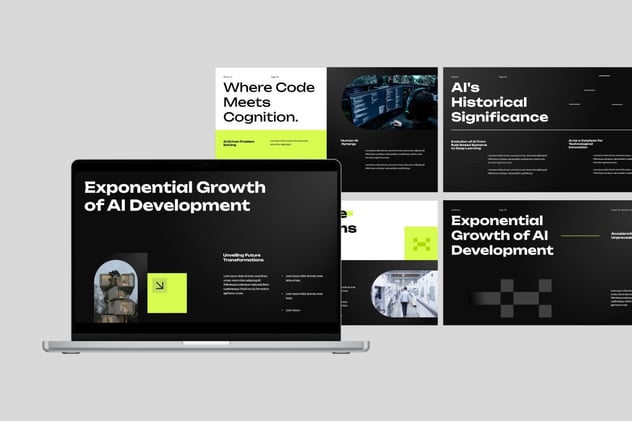 AI人工智能技术PPT模板 - 顶尖PPT