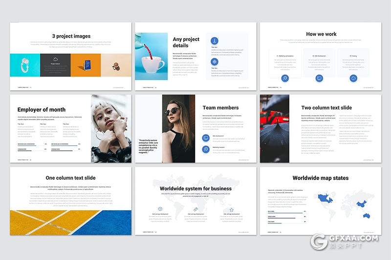 51页简约商务风格时尚多用途PPT模板 - 顶尖PPT