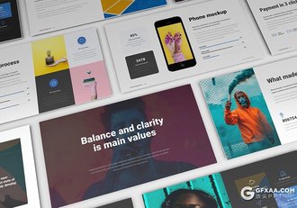 51页简约商务风格时尚多用途PPT模板 - 顶尖PPT