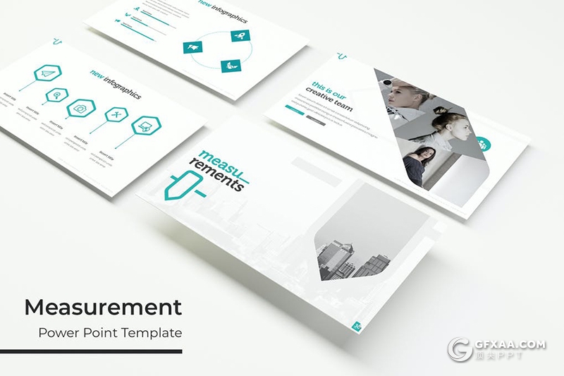 30页扁平化极简时尚风格商务工作汇报ppt模板5种主题配色 - 顶尖PPT