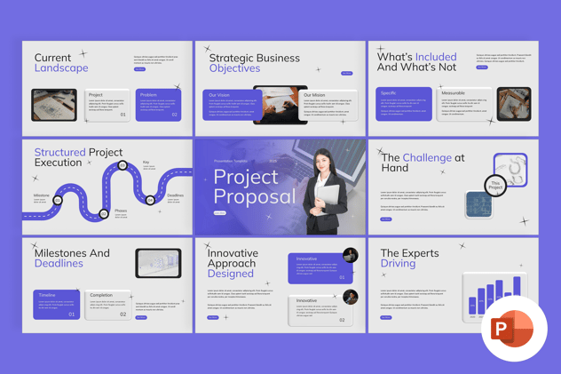 项目提案PPT模板 - 顶尖PPT