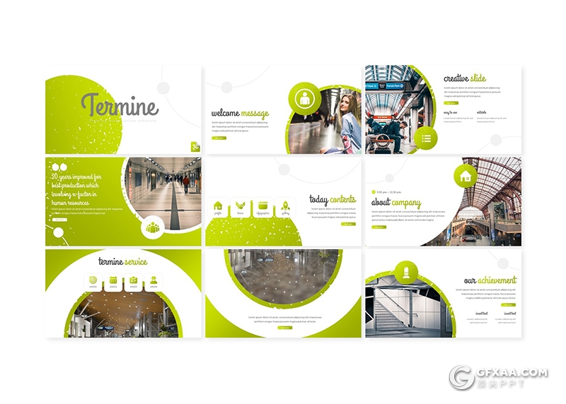 30页创意时尚团队介绍企业宣传PPT模板5种主题配色 - 顶尖PPT