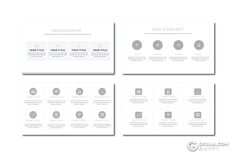 64页极简文艺风格室内装修设计公司宣传介绍PPT模板 - 顶尖PPT