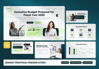 行政预算提案PPT模板 - 顶尖PPT