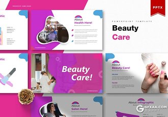 30页美容护理女性主题PPT模板5种主题配色 - 顶尖PPT