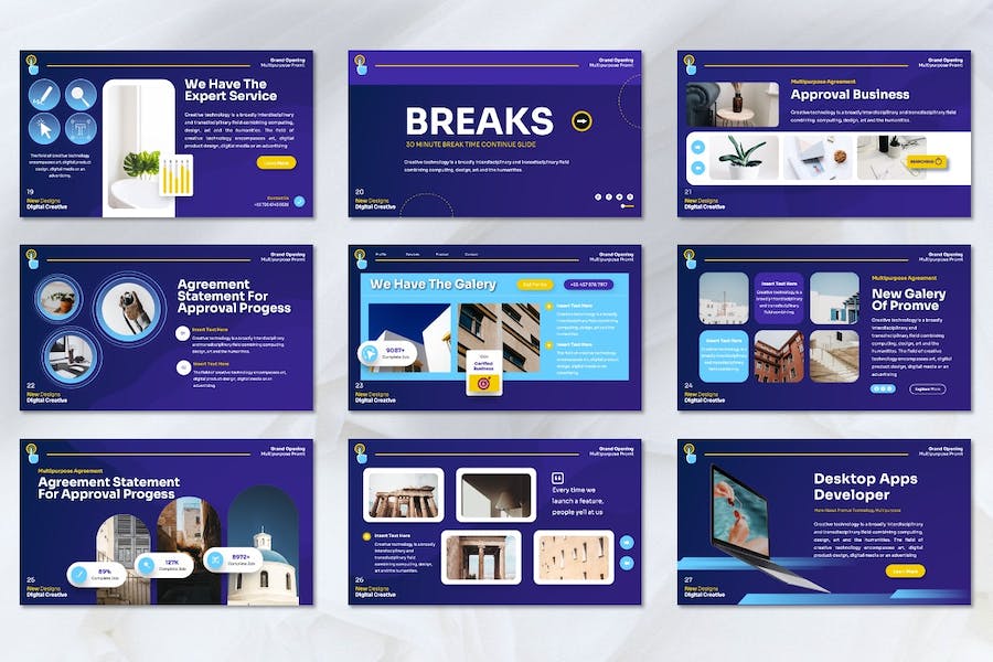 企业商务多用途PPT模板 - 顶尖PPT