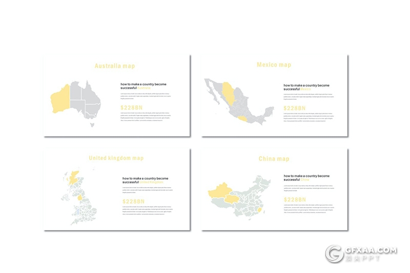 50页简约时尚商务风格工作汇报项目总结通用PPT模板 - 顶尖PPT