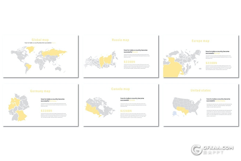 50页简约时尚商务风格工作汇报项目总结通用PPT模板 - 顶尖PPT