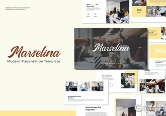 50页简约时尚商务风格工作汇报项目总结通用PPT模板 - 顶尖PPT