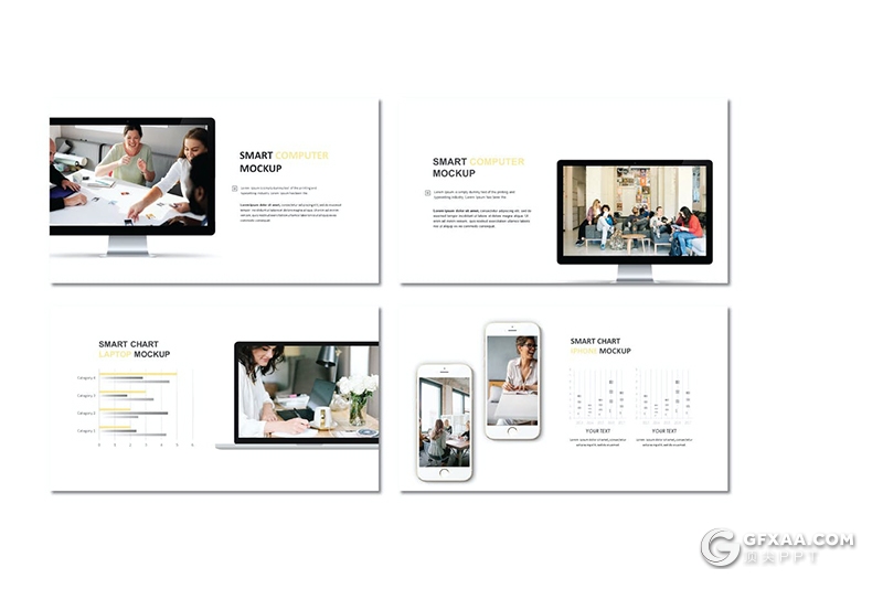 50页简约时尚商务风格工作汇报项目总结通用PPT模板 - 顶尖PPT