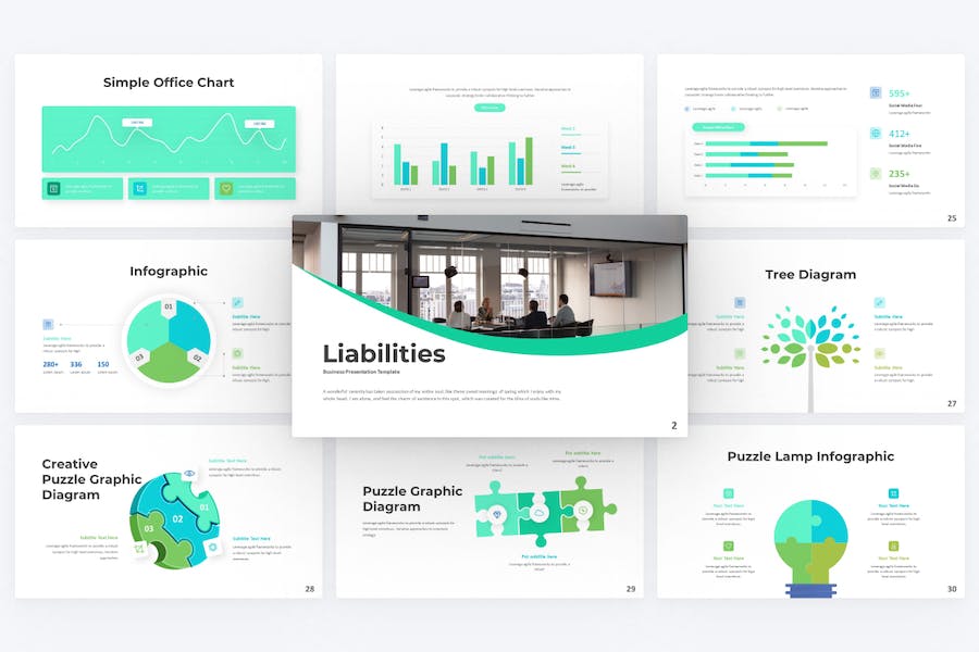 商业计划企业合作团队介绍创业多用途PPT模板 - 顶尖PPT