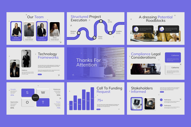 项目提案PPT模板 - 顶尖PPT