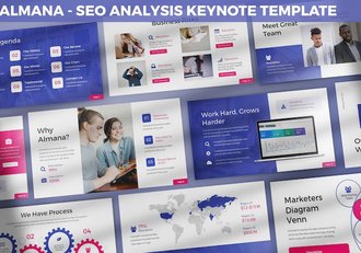 SEO优化分析公司keynote模板 - 顶尖PPT