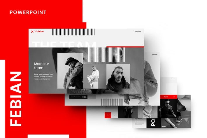 黑红色业务合作产品项目展示发布会商务PPT模板 - 顶尖PPT