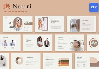 网上商店电子商务keynote模板 - 顶尖PPT