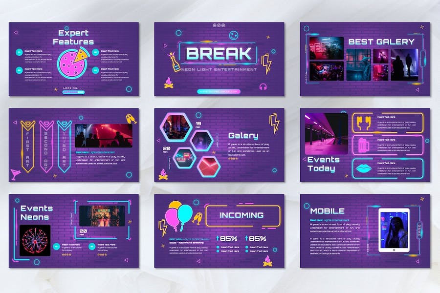 科技创新亮色技术展示方案PPT模板 - 顶尖PPT