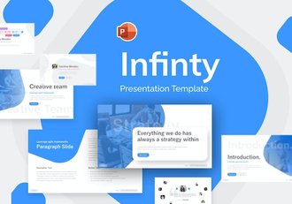 蓝色商业营销策划商业合作企业介绍周年演讲多用途PPT模板 - 顶尖PPT