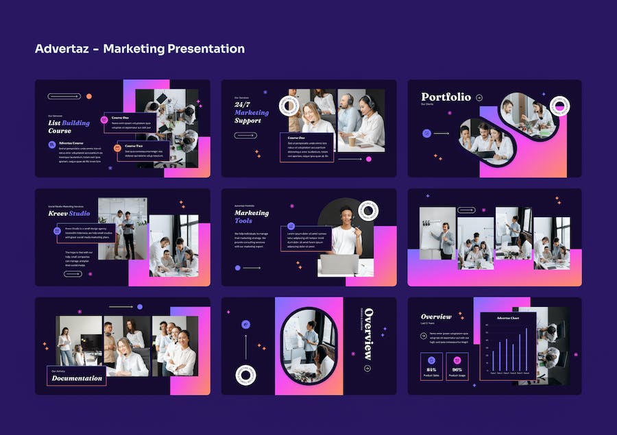 营销推广策略执行方案讲述Keynote模板 - 顶尖PPT