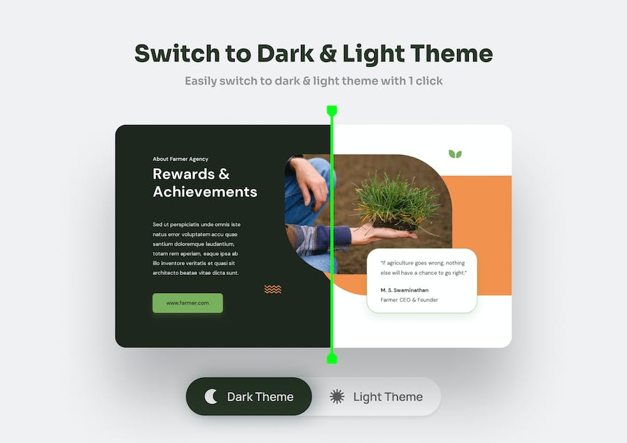 农业生产农民致富增收方案讲座Keynote模板 - 顶尖PPT