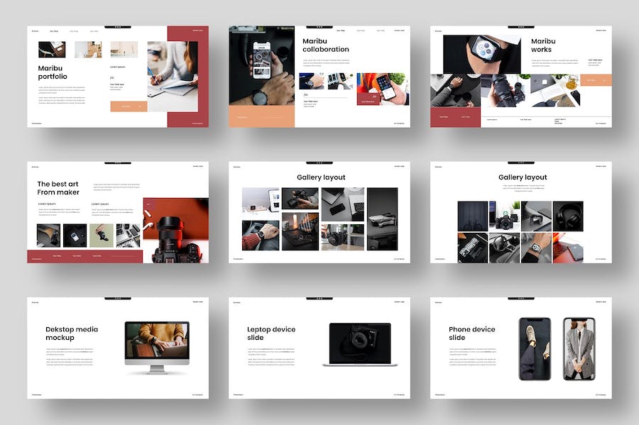 简约风格商业商务计划总结PPT模板 - 顶尖PPT