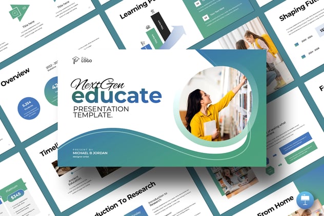 新一代教育理念推广Keynote演讲模板 - 顶尖PPT