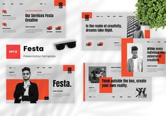 创意讲述展示方案推介应用PPT模板 - 顶尖PPT